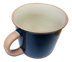 Jarro Mug Taza Recta Granito 300 Cc Café