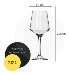 Copa Copón Vino Nadir Brunello 390ml - Ayres Cuyanos Color Transparente - comprar online