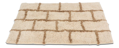 Alfombra De Baño Combinada Suave Algodon Pettish Online