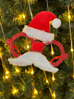 Anteojos Lentes Deco Navidad Navideños Glitter Formas - Pettish Bazar