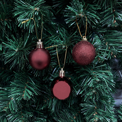 Bolas Navidad Adornos Navideños Esferas L X24 Deco Pettish - tienda online