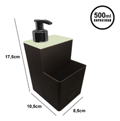 Dispenser Detergente Con Porta Esponja Quo Pettish Online - tienda online