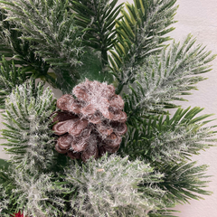 Corona Navidad Deco Puerta Mesa Frutos Piña Pettish Online