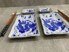 Set Sushi Ceramica Decorado 8 Piezas en internet