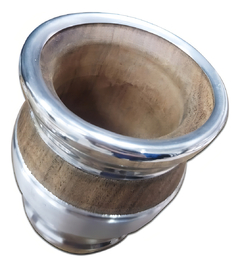 Mate Perita Algarrobo Forrado Aluminio Virola Pettish Online Color Marrón Perita Combinado - comprar online