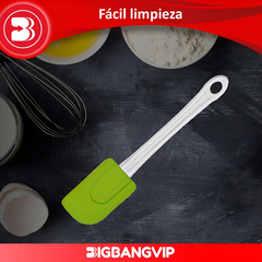 Espatula De Silicona Para Reposteria Color Pettish Online Color Verde Lima - Pettish Bazar