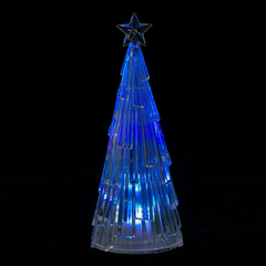 Imagen de Árbol De Navidad Con Luces Acrilico 12cm