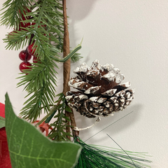 Guia Colgante Deco Navidad Flor Federal Pettish Online - Pettish Bazar