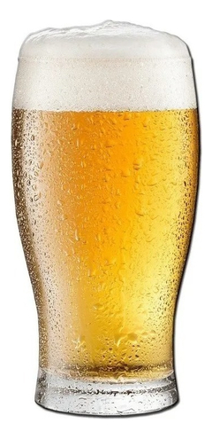Vaso Pinta Cerveza Cervecero 590ml X6u Cristar Vidrio Color Transparente - Pettish Bazar