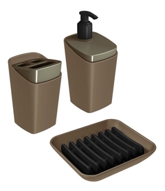 Set De Baño Completo Accesorios De Baño Plástico Pettish