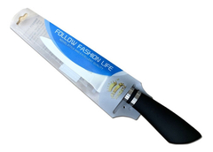 Cuchillo Cuchilla Cheff 3,5" Mango Goma Acero - Pettish Bazar