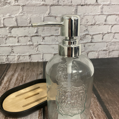 Dispenser Dosificador De Alcohol Gel Jabon Liquido Pettish Color Soap Water Redondo en internet