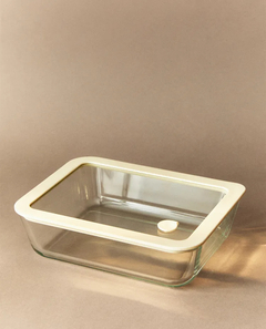 Contenedor Hermetico Fuente De Vidrio Con Tapa 2,6 Lts Horno - tienda online