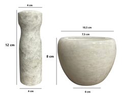 Mortero De Marmol Caja Mediano Pettish Online - comprar online