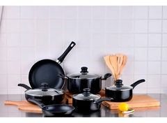 Cacerola Teflon Moon San Ignacio España 24cm 4,3l Color Negro - Pettish Bazar