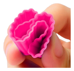 Molde Muffin X4 Silicona Color Pettish Online en internet