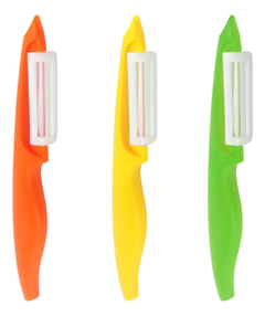 Pelapapas Pelador Filo Ceramica Mango Colores Pettish Online - comprar online