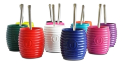 Imagen de Mate Urbano Sonico Colores Con Bombilla Pettish Online