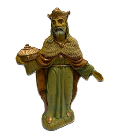 Figuras De Pesebre Medianas Polirresina x3