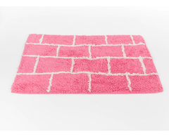 Imagen de Alfombra De Baño Combinada Suave Algodon Pettish Online
