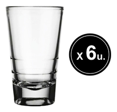 Vaso Shot Tequila Alto Vidrio Nadir 100ml Pack X6 Pettish - comprar online