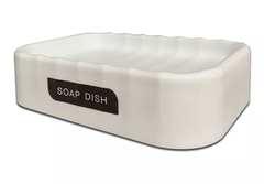 Jabonera Plastica Rectangular Diseño - Pettish Bazar