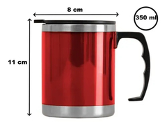 Imagen de Vaso Jarro Termico Recto Taza Tapa Frio Calor