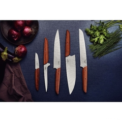 Cuchilla Cuchillo Tramontina 3" Verttice Multiuso Para Frutas Y Verduras Mango Madera