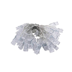 Luces Navidad Broche Led x20 Blanco Calido - comprar online