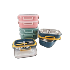 Lunchera Hermetica Doble Termica Acero Inox. Vianda en internet