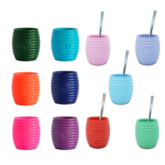 Mate Urbano Sonico Colores Con Bombilla