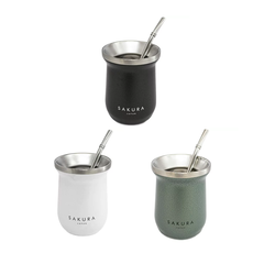 Mate Sakura Acero Inoxidable Termico Clasico 236ml en internet