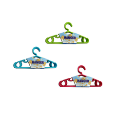 Perchas Plastico Niño Niña x6