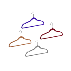 Perchas De Terciopelo Slim Ultra Finas x4