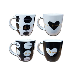 Jarro Mug Taza Tulipa Ceramica Deco Love