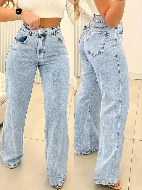 Calça Jeans Wide Leg Clara - comprar online