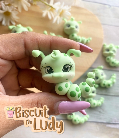 Lagartinha Verde Poá