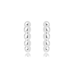 Imagem do Brinco Ear Hook Bolas Lisas