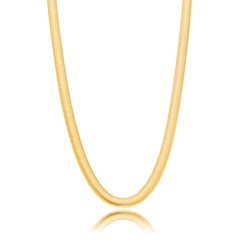 Colar Choker Snake Lisa Dourado - Carol Arruda Semijoias