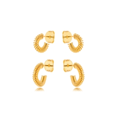 Brinco Argola Mola Lisa Dourado na internet