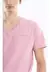 Remera Hombre Stone Escote V Logo Bordado - tienda online