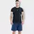 Remera Deportiva Macedonia Stone Negro Active - comprar online