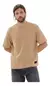 Remera Hombre Stone Oversize BITBURG Marrón en internet