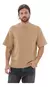 Remera Hombre Stone Oversize BITBURG Marrón - comprar online