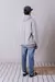 Campera Canguro oversize "Basic" - hilo