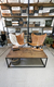 Mesa Ratona Industrial Kensington - color madera - - tienda online