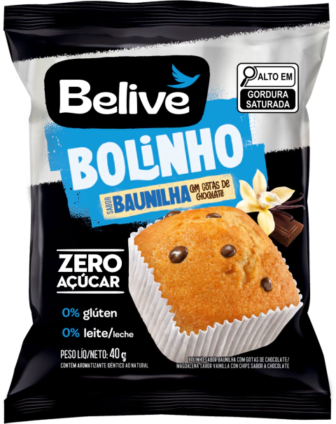 Bolinho de Baunilha 40g Belive