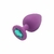 Plug Anal Médio em Silicone Aveludado com Formato Arredondado - loja online
