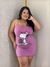 Camisola Suede Roxa do Snoopy Plus Size