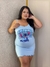 Camisola Suede Azul Claro do Stitch Plus Size
